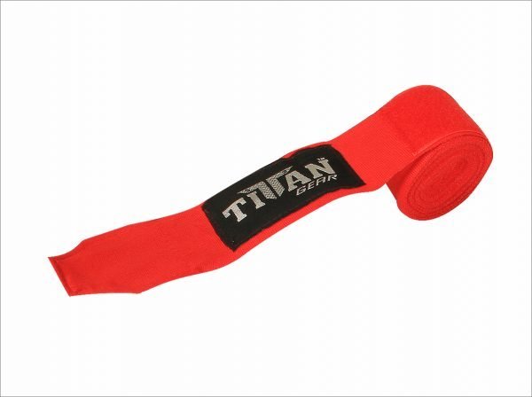 TITAN 180" STRETCHY HAND WRAPS - Red - Image 2