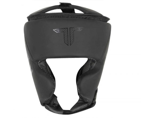 TITAN T4 MATTE BLACK HEADGEAR WITH STRAP