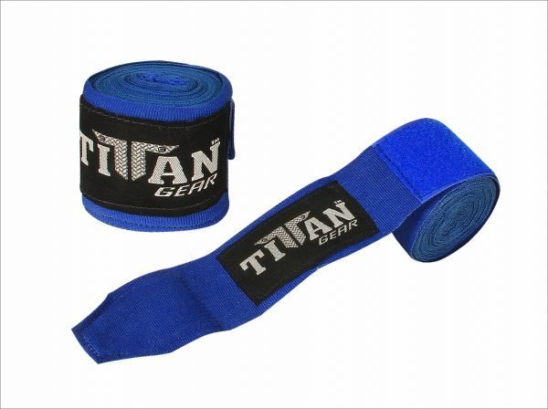 TITAN 180" STRETCHY HAND WRAPS - BLUE