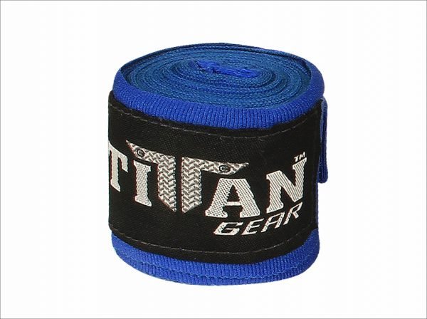 TITAN 180" STRETCHY HAND WRAPS - BLUE - Image 2